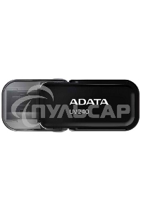Флешка USB ADATA UV240 (AUV240-64G-RBK), 64 Gb, USB 2.0, R/W 15/5, черный