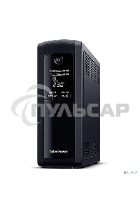 Источник бесперебойного питания UPS CyberPower VP1200EILCD Line-Interactive 1200VA/720W USB/RS-232/RJ11/45 (4 + 4 IEC С13)