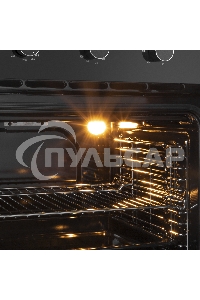 Шкаф духовой газовый с электрическим грилем Maunfeld MOGS703B2, встраиваемый