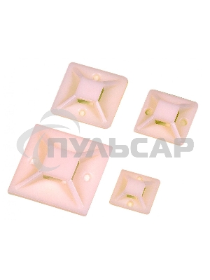 База монтажная самоклеющаяся Lanmaster TWT-CV-ATM30 (уп.100шт) белый