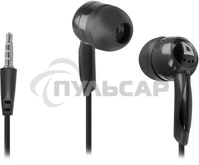 Наушники Defender Basic 604 вставки черный