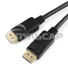 Кабель DisplayPort Cablexpert CC-DP2-7.5M, v1.2, 7,5м, 20M/20M, черный, экран, пакет