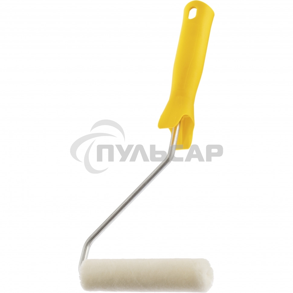 Мини-валик в сборе Лаки, 110 мм, ворс 5 мм, D - 16 мм, D ручки - 6 мм, велюр Сибртех