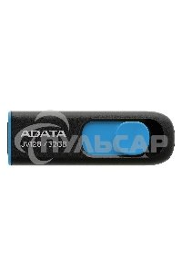 Флешка USB ADATA UV128 (AUV128-32G-RBE), 32 Gb, USB 3.0, R/W 100/30, черный/синий