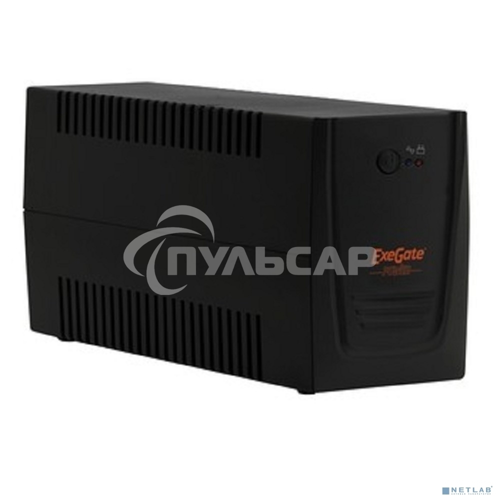 Источник бесперебойного питания ExeGate EX279215RUS Power Back BNB-450 450VA, черный, 2 евророзетки