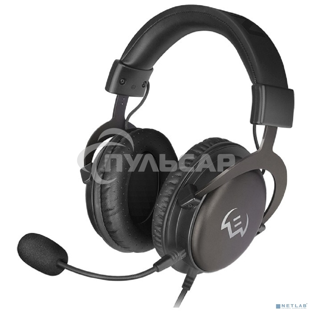 Игровые наушники SVEN AP-G999MV с микрофоном серый (50 мм, мини-джек (стерео) O 3,5 мм (4 pin))