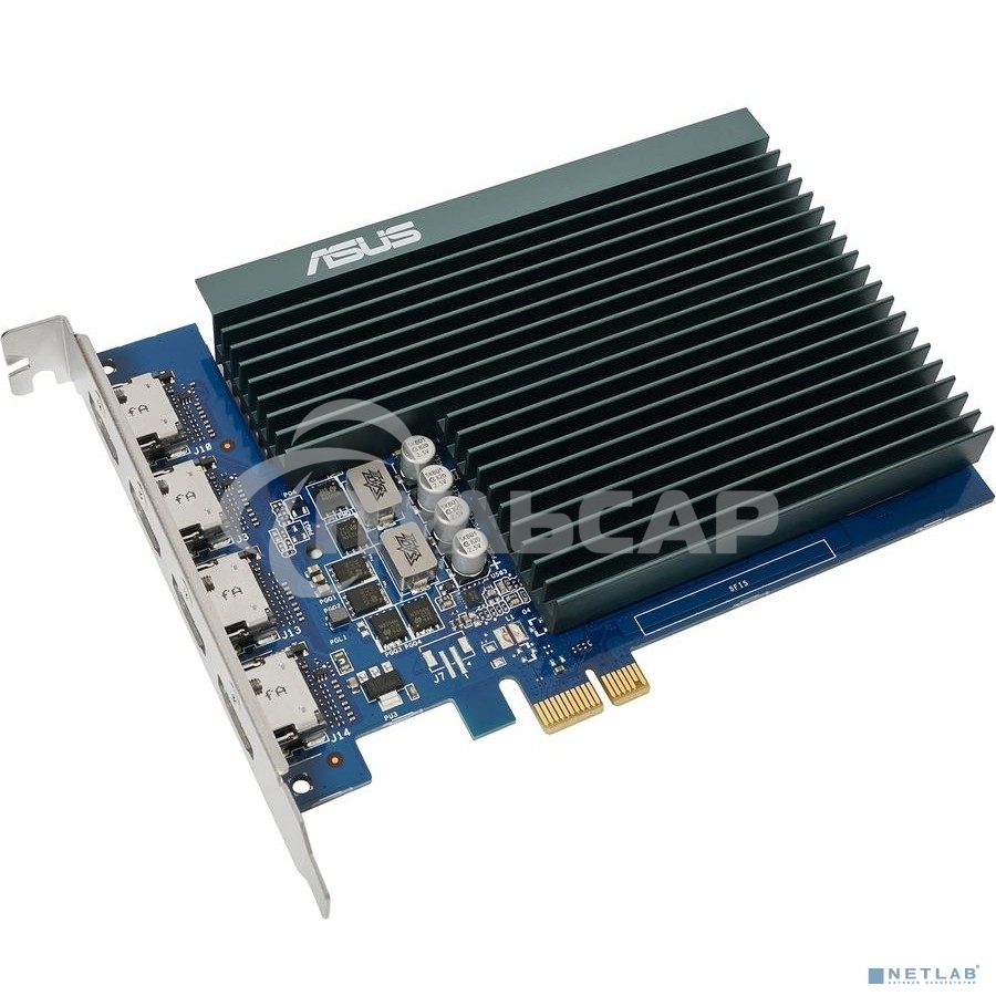 Видеокарта Asus GT730-4H-SL-2GD5 NVIDIA GeForce GT 730 2Gb GDDR5 902/5010 HDMIx4 HDCP Ret