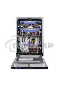 Встраиваемая посудомоечная машина Maunfeld MLP-08IMR, черный, 44.5 см, 10 компл., 47 дБ, класс A++