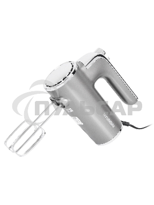 Миксер ручной Hyundai HYM-H5691 600Вт серебристый