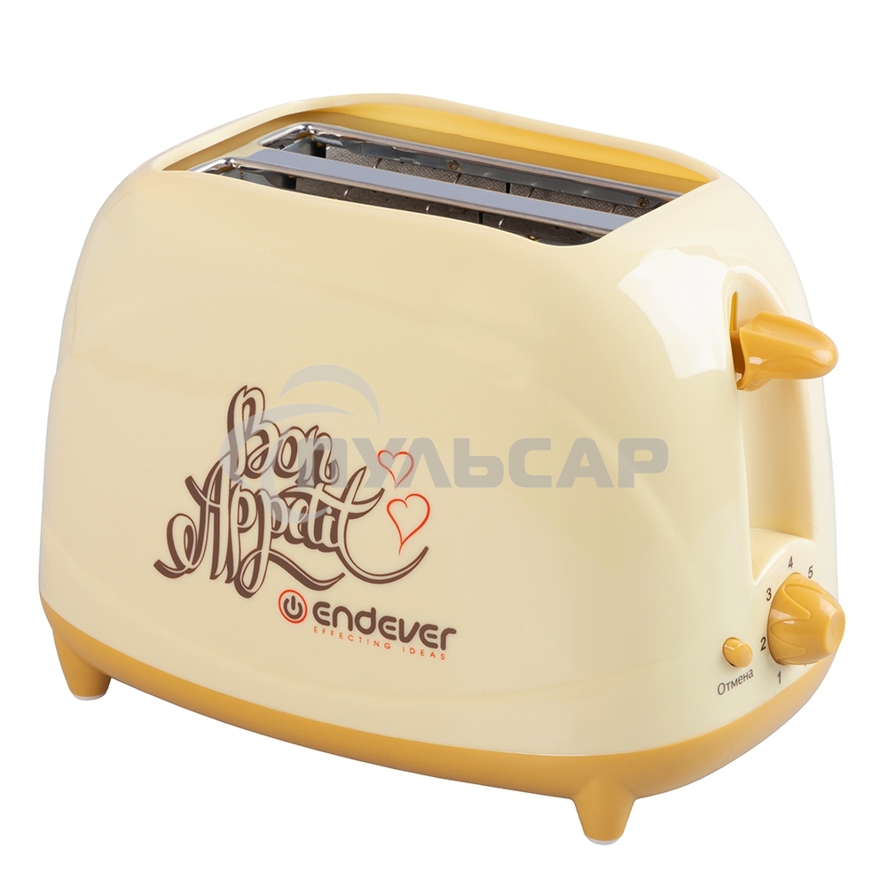 Тостер Endever Skyline ST-106, бежевый