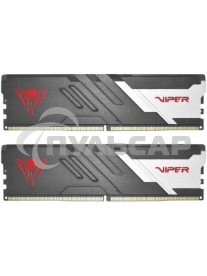 Оперативная память Patriot Viper Venom, DDR5, 32Gb (2x16Gb), 7200MHz, CL34, DIMM, с радиатором, черный