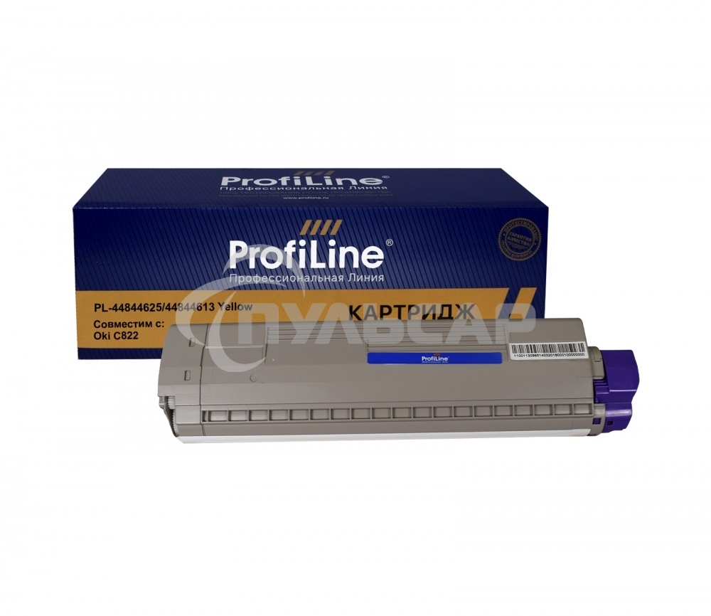 Картридж ProfiLine PL-44844625/44844613 (44844613) для принтеров Oki C822 Yellow 7300 копий