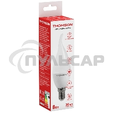 Лампа светодиодная Hiper THOMSON LED TAIL CANDLE 8W 670Lm E14 4000K TH-B2028