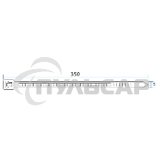 Хомут-стяжка кабельная нейлоновая Rexant 350 x4,8 мм, черная, упаковка 100 шт.