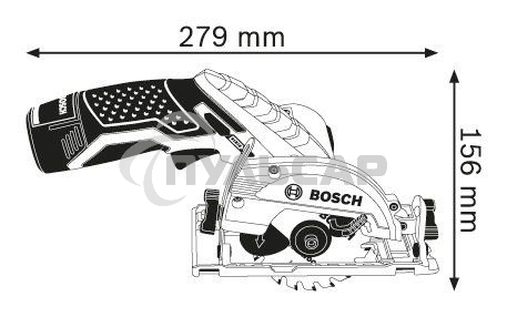 Пилы электрические сабельные, ленточные, Лобзики Bosch GKS 10,8 V-LI 06016A1001 Пила циркулярная аккумуляторная диаметр диска 85мм, скорось вращения 1400 об/мин,напряжение аккум 10.8 В,емкость аккум 2А*ч,вес 1.2кг