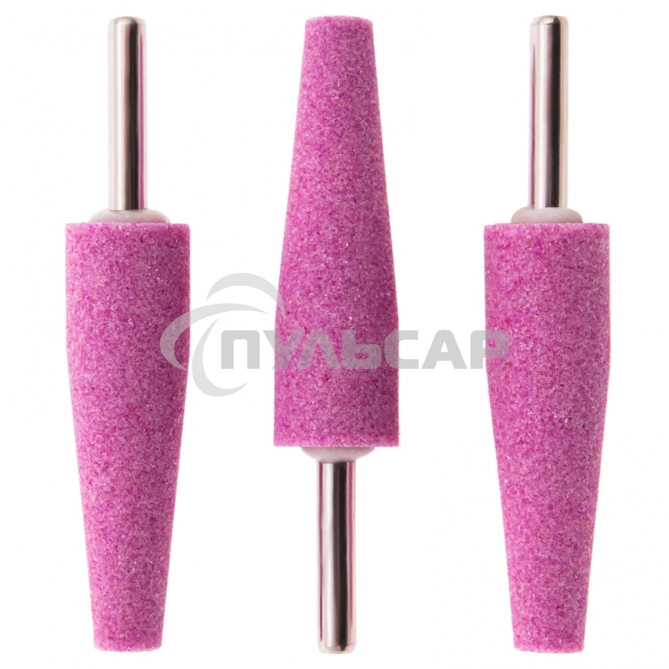 Шарошка абразивная, конус удлин., 19 x 60 мм, хвостовик 6 мм, F46, 3шт. Matrix