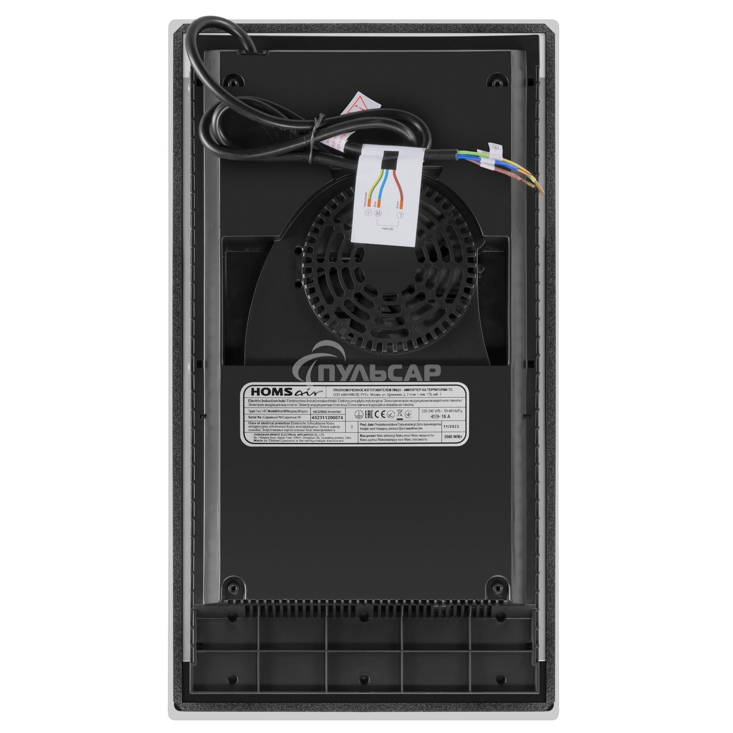 Индукционная варочная панель HOMSair HIC32SBG Inverter