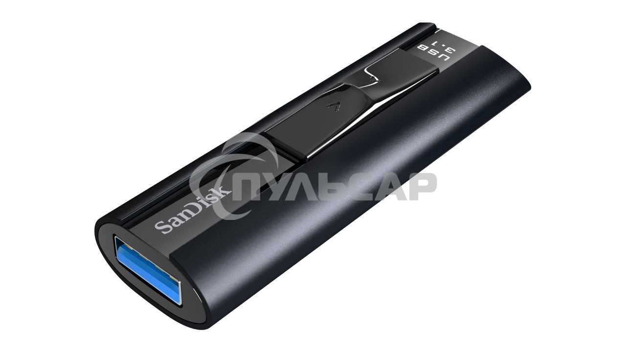 Флешка USB R/W R/W 256 Gb SanDisk CZ880 Cruzer Extreme Pro, USB 3.1, Металлич., черный