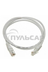 Патч-корд Lanmaster UTP TWT-45-45-2.0/6-GY вилка RJ-45-вилка RJ-45 кат.6 2м серый ПВХ