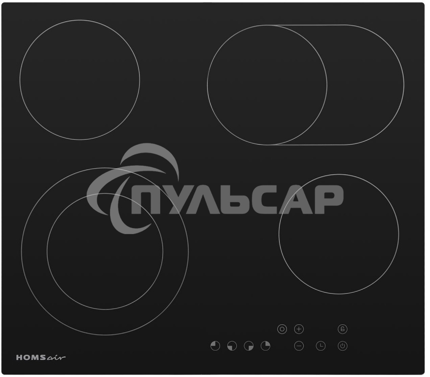 Электрическая варочная панель HOMSair HV64SMDBK