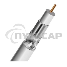 Кабель коаксиальный PROconnect SAT 50 M, CCS/Al/Al, 75%, 75 Ом, бухта 100 м, белый