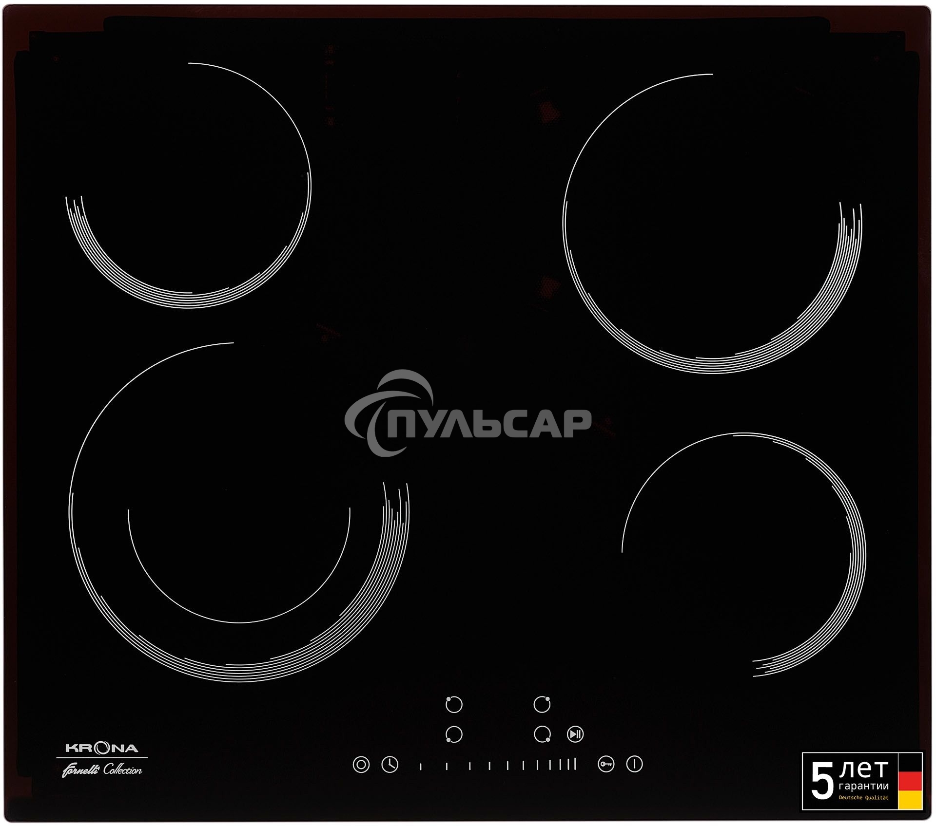 Варочная электрическая панель Krona ORSA 60 BL