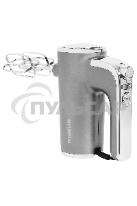 Миксер ручной Hyundai HYM-H5691 600Вт серебристый