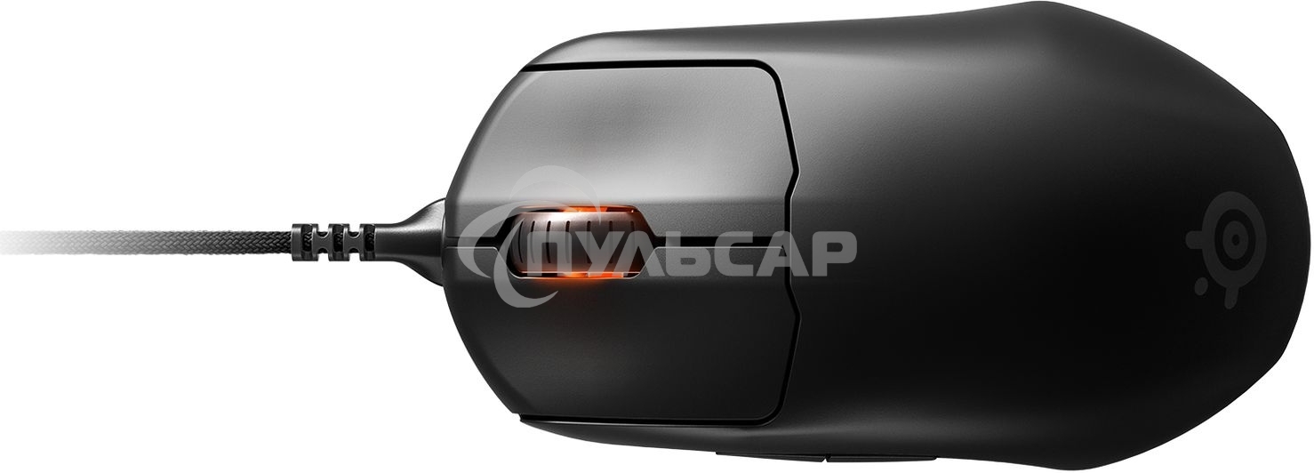 Мышь проводная SteelSeries Prime черный, 18000 dpi, USB, кнопки - 6