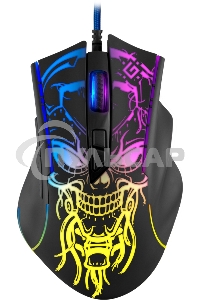 Мышь проводная Defender Bulletstorm GM-928 черный, 7200 dpi, USB, кнопки - 7