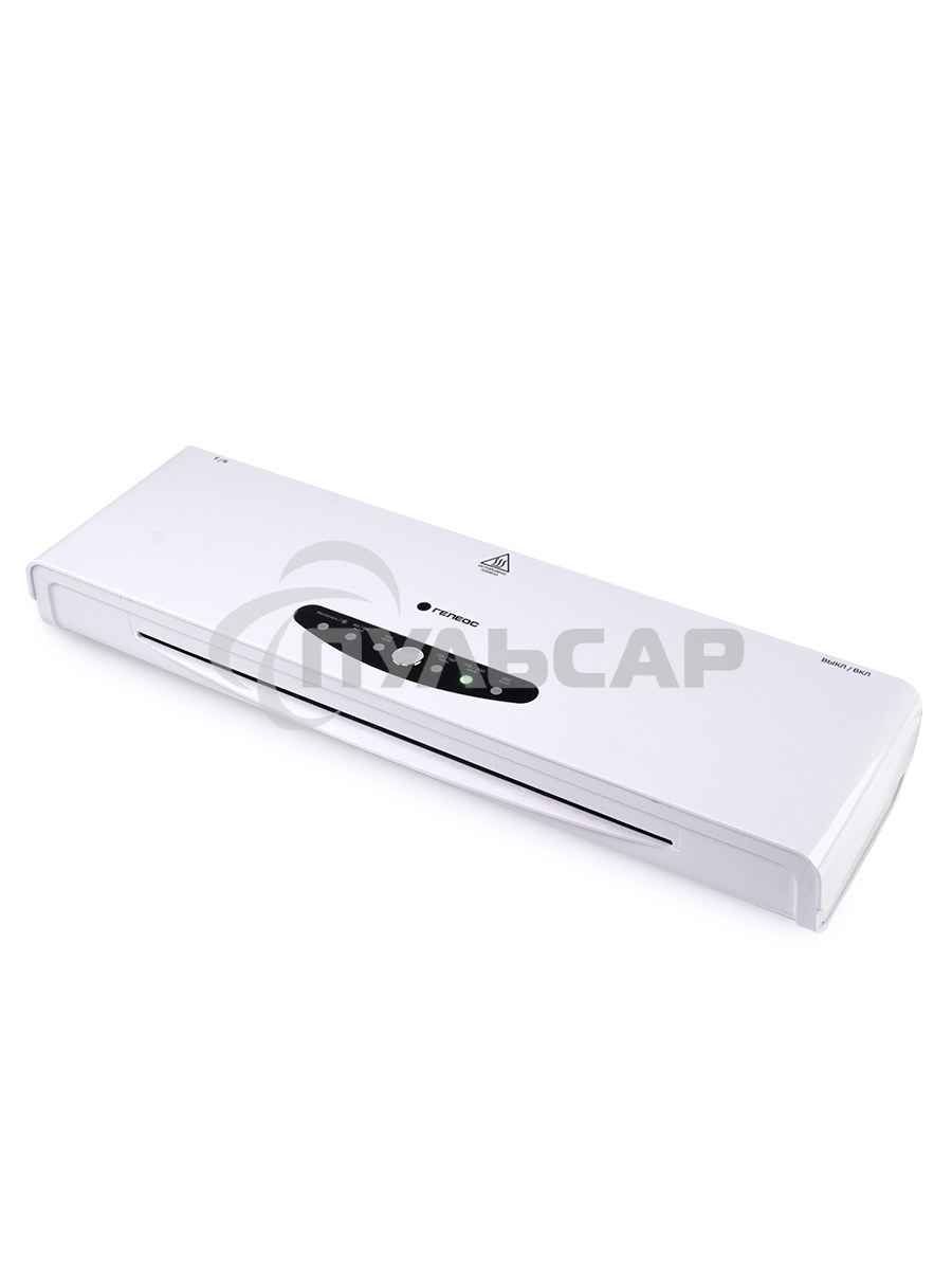 Ламинатор Heleos ЛМА34В белый/черный A3 (60-250мкм) 30см/мин (4вал.) хол.лам. лам.фото реверс