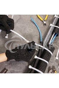 Хомут-стяжка кабельная нейлоновая Rexant 500 x7,6 мм, белая, упаковка 100 шт.