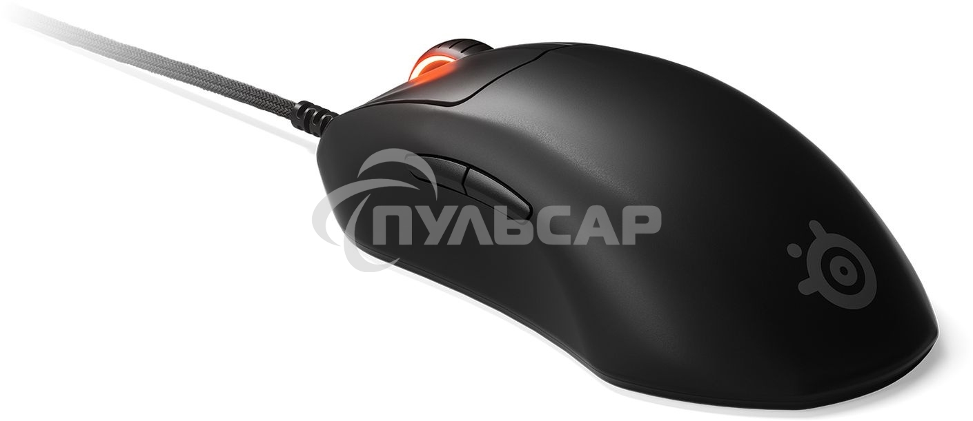 Мышь проводная SteelSeries Prime черный, 18000 dpi, USB, кнопки - 6