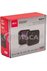 Видеорегистратор ACV GQ119 черный 1080x1920 1080p 120гр. GP2247