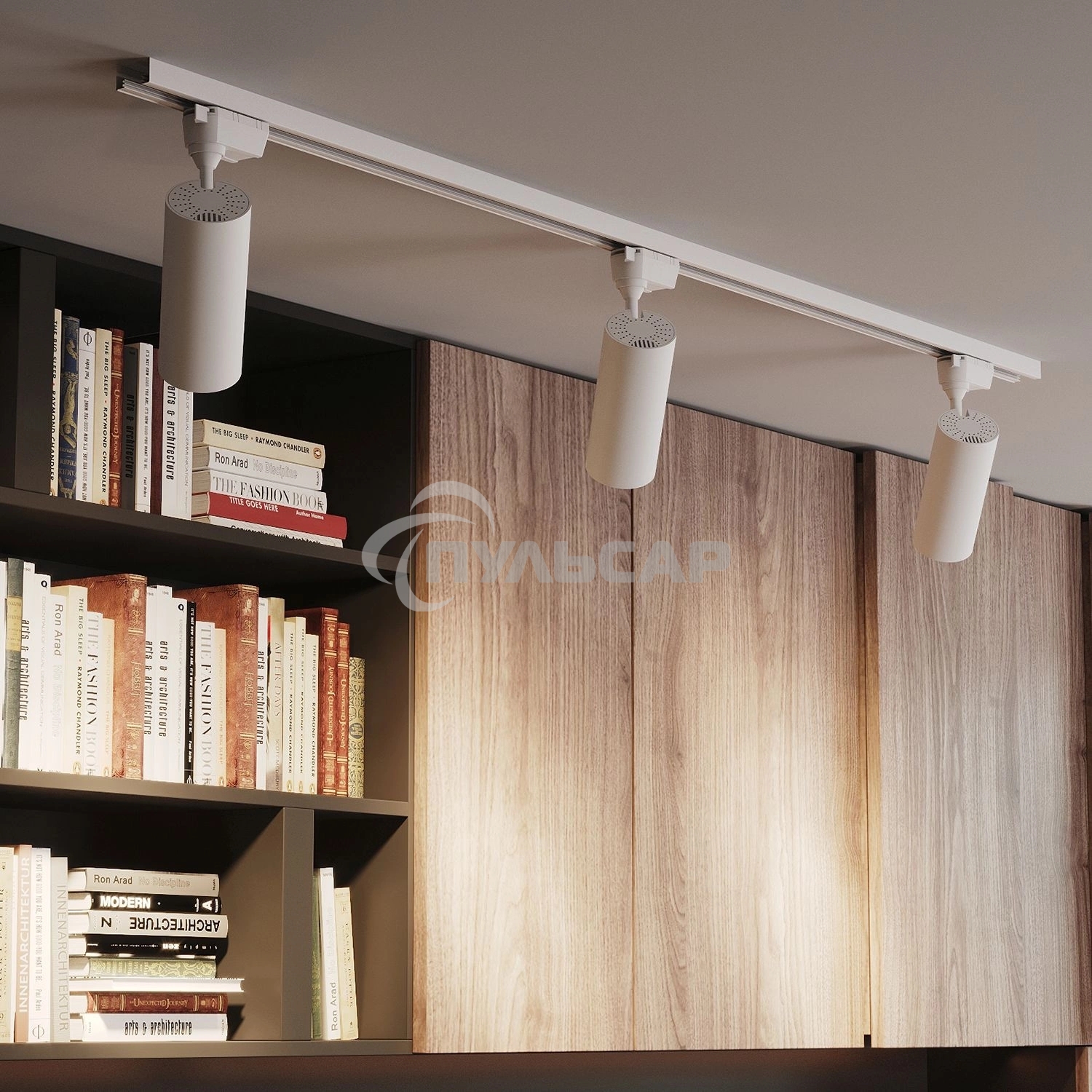 Светильник Gauss трековый цилиндр 12W 950lm 4000K 180-220V IP20 55*190мм белый LED 1/40