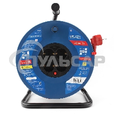 Удл. на пласт. катушке “Power Cube” IP20 16А 50м ПВС 3*1,5мм2 4 роз. с/з