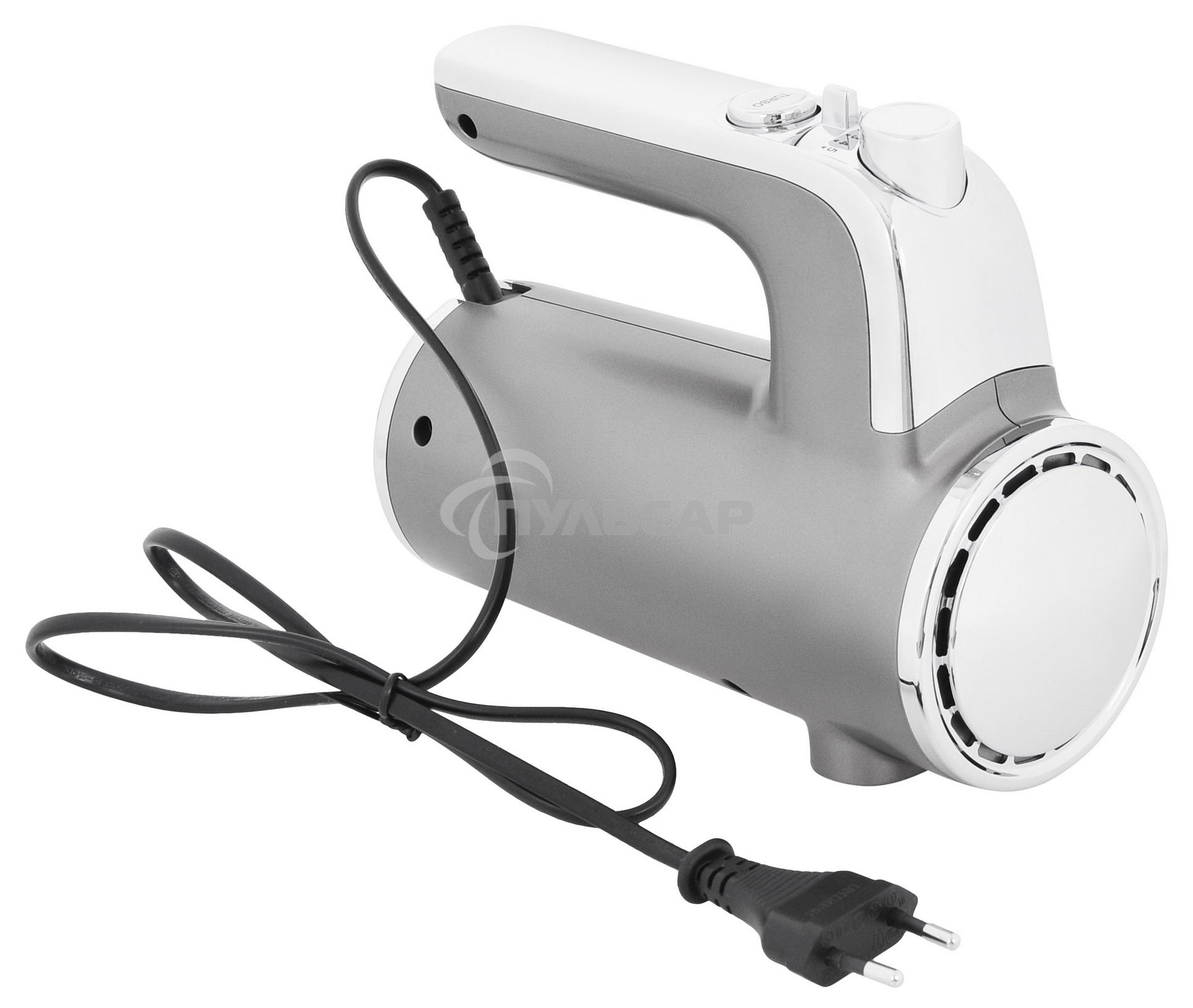 Миксер ручной Hyundai HYM-H5691 600Вт серебристый