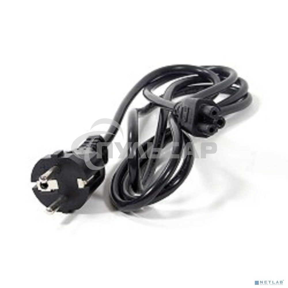 Кабель питания для ноутбуков Telecom 1.8m, 3-pin, с заземлением, 220V (Европейский стандарт)