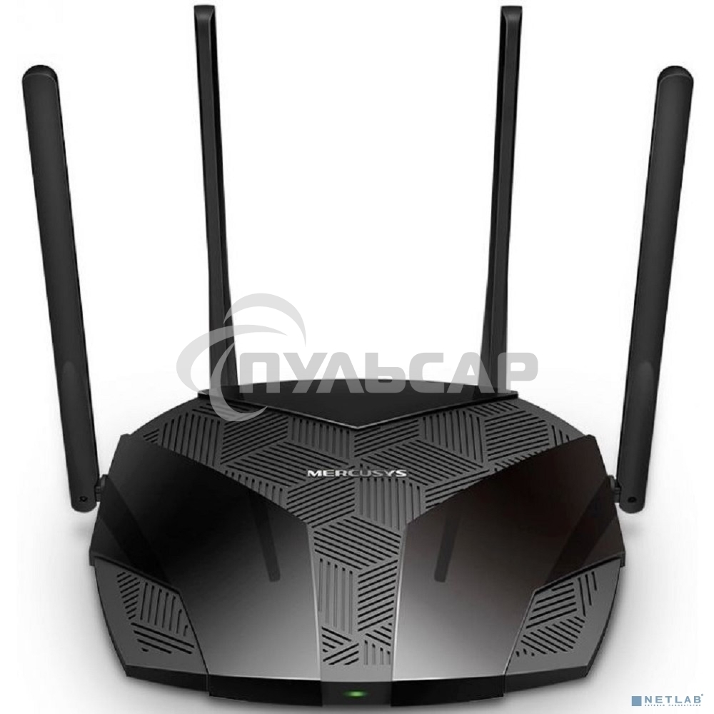 Роутер Mercusys MR70X AX1800 Dual-Band WiFi 6 Router, 574 Mbps at 2.4 GHz + 1201 Mbps at 5 GHz,4× Fixed External Antennas, 3× Gigabit LAN Ports, 1× Gigabit WAN Port, 1024-QAM, OFDMA, Router/Access Point Mode, MU-MIMO, WPA3, TWT, BSS Color