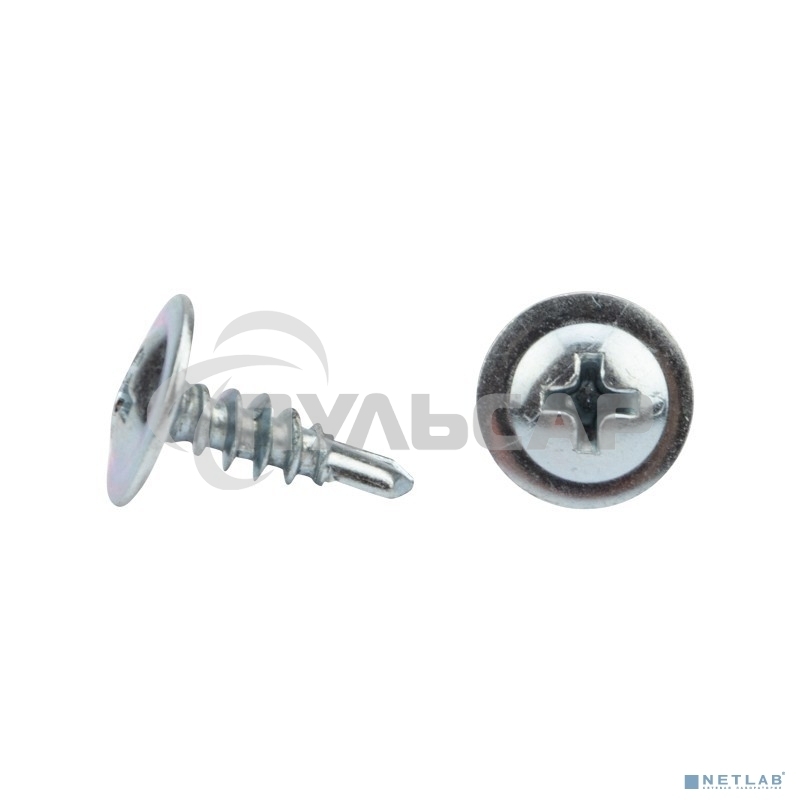 Саморез с прессшайбой KRANZ ПШС сверло 4.2х13, пакет (25шт.)