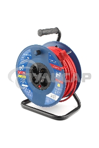 Удл. на пласт. катушке “Power Cube” IP20 16А 50м ПВС 3*1,5мм2 4 роз. с/з