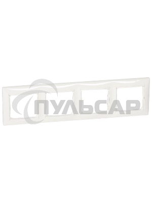 Рамка 4-м Valena горизонт. бел.