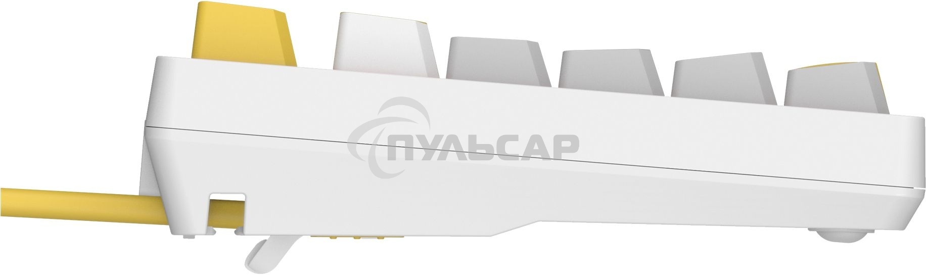 Клавиатура проводная A4Tech Bloody S87 Energy (S87 USB ENERGY WHITE) USB белый/желтый