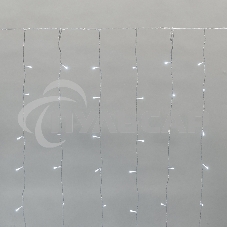 Гирлянда Neon-night Дождь светодиодный 2х1,5м, эффект мерцания, прозрачный провод, IP44, 230В, диоды БЕЛЫЕ, 150 LED