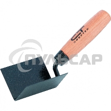 Кельма угловая СИБРТЕХ, 80x60x60 мм, стальная, для внутренних углов, буковая ручка СИБРТЕХ 86307 Кельма угловая СИБРТЕХ, 80x60x60 мм, стальная, для внутренних углов, буковая ручка СИБРТЕХ 86307