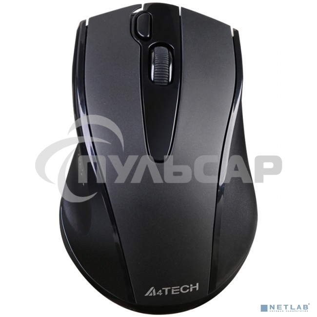 Мышь беспроводная A4Tech G9-500FS черный, 1200 dpi, радиоканал, USB, кнопки - 4
