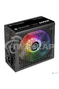 Блок питания Thermaltake Smart RGb (PS-SPR-0600NHSAWE-1), 600Вт, 80 PLUS, 120мм, черный