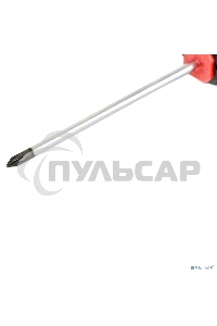 Отвертка Matrix Fusion, PZ0 x 75 мм, CrV, 3-х компонентная рукоятка 