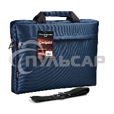 Сумка ExeGate EX205137RUS Start S15 Deep Blue, темно-синяя, полиэстер, для ноутбуков до 15.6