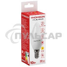 Лампа светодиодная Hiper THOMSON LED CANDLE 10W 800Lm E14 3000K TH-B2017