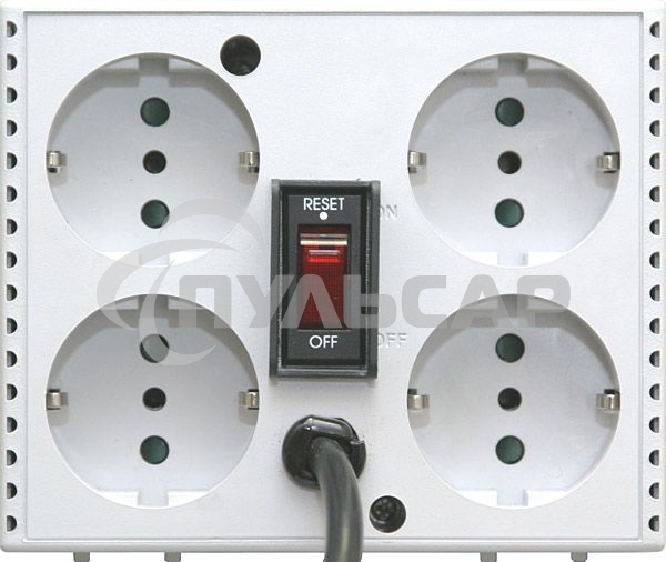  Стабилизатор напряжения Powercom Voltage Regulator, 2000VA, White, Schuko